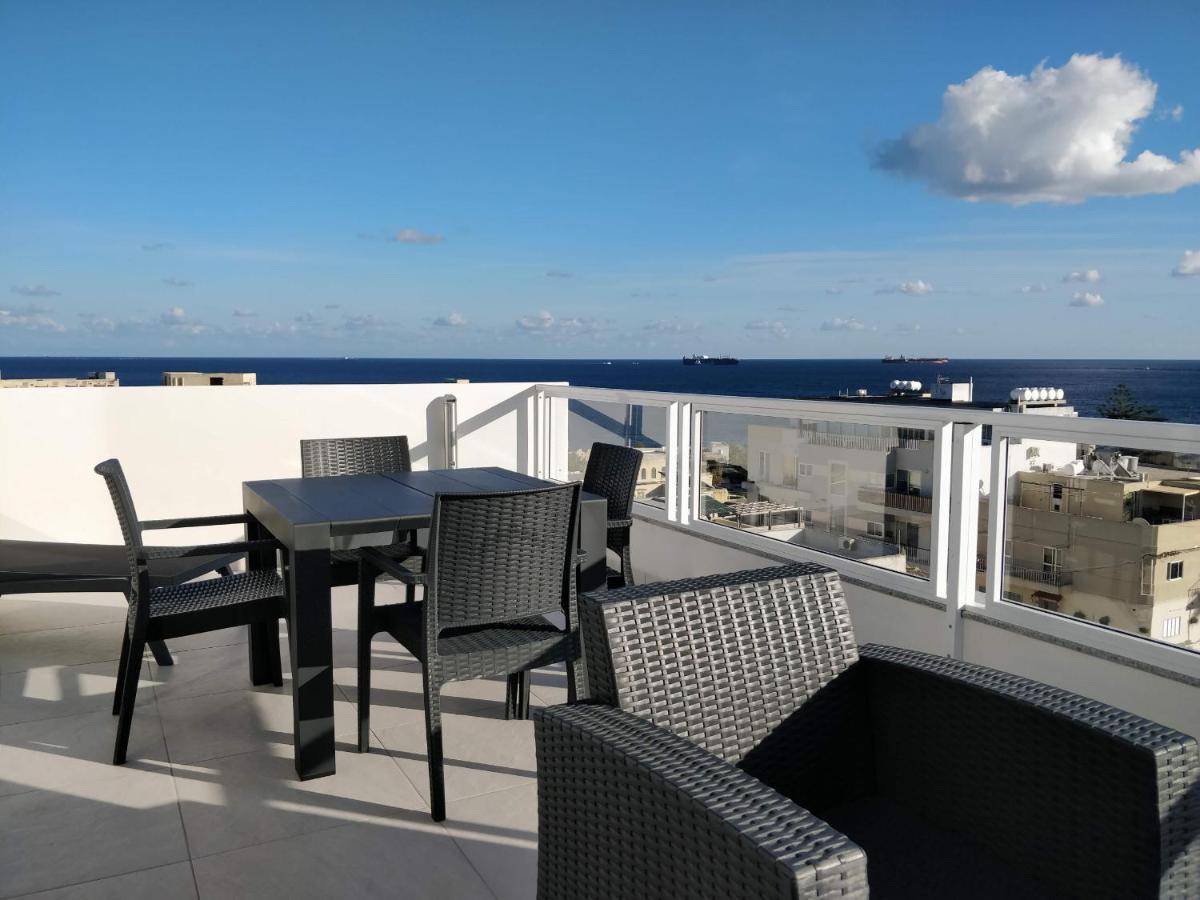 Sea View Penthouse With Large Terrace Irom1-1 Lejlighed Marsaskala Eksteriør billede